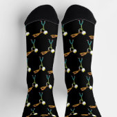 Feuerspeiender Stockmann Socken (Oben)