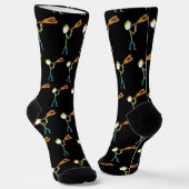 Feuerspeiender Stockmann Socken (Gewinkelt)