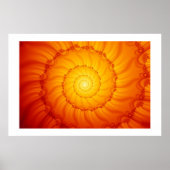 Feuerspirale Poster (Vorne)