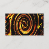 Feuerspirale Visitenkarte (Rückseite)