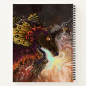 Feuerspitzter Drache Notizblock (Rückseite)