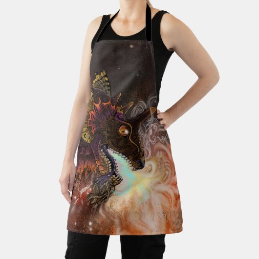Feuerspitzter Drache Schürze (InSitu)