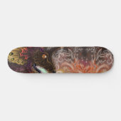 Feuerspitzter Drache Skateboard (Horizontal)