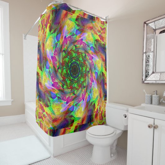 Feuerspray Duschvorhang (Beispiel)