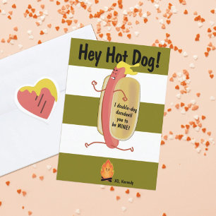 Feuerspringende Hot-Kids-Schule Valentinstag-Karte Dankeskarte