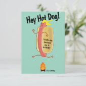 Feuerspringende Hot-Kids-Schule Valentinstag-Karte Dankeskarte (Stehend Vorderseite)