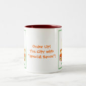 Feuerstein-Michiganconey-Insel-Tasse Zweifarbige Tasse (Mittel)