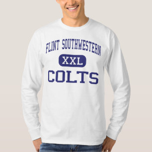 Feuerstein-südwestliches - Colts - hohes - T-Shirt