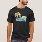 Feuerstein-Tropen Retro T-Shirt (Vorderseite)