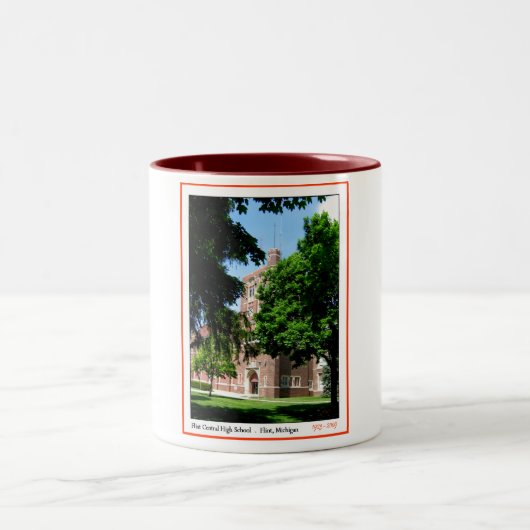 Feuerstein-zentrales Hoch Zweifarbige Tasse (Mittel)