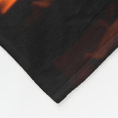 Feuerstelle auf Zuhause Fleecedecke (Ecke)