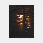 Feuerstelle auf Zuhause Fleecedecke (Vorderseite)