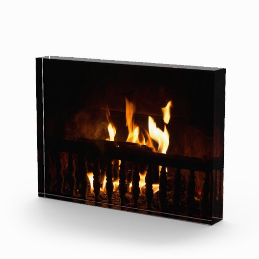 Feuerstelle auf Zuhause Fotoblock (Rechts)