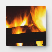 Feuerstelle auf Zuhause Fotoplatte (Vorderseite)
