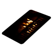 Feuerstelle auf Zuhause Magnet (Linke Seite)