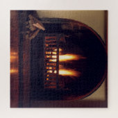 Feuerstelle auf Zuhause Puzzle (Horizontal)
