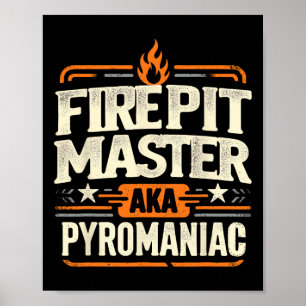 Feuerstelle Meister Pyromantie Pyrotechnik Feuerst Poster