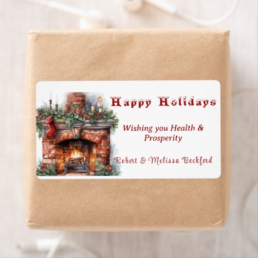 Feuerstelle Roter Strumpf Holly Verlasse Kerzen (Insitu)