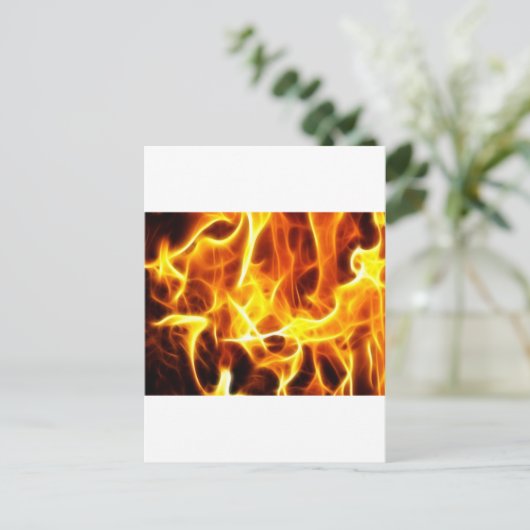 Feuerstil Postkarte (Stehend Vorderseite)