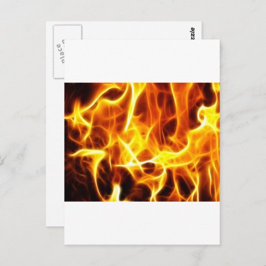 Feuerstil Postkarte (Vorne/Hinten)