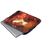 Feuerstrahlen im Laptop-Gehäuse Laptopschutzhülle (Vorne Knopf)