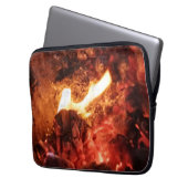 Feuerstrahlen im Laptop-Gehäuse Laptopschutzhülle (Vorderseite Links)
