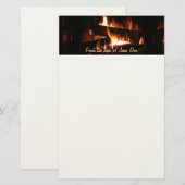 Feuerstromfotografie Briefpapier (Vorne/Hinten)