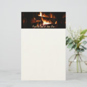 Feuerstromfotografie Briefpapier (Stehend Vorderseite)