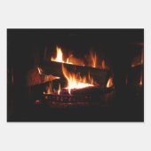 Feuerstromfotografie Geschenkpapier Set (Vorderseite)