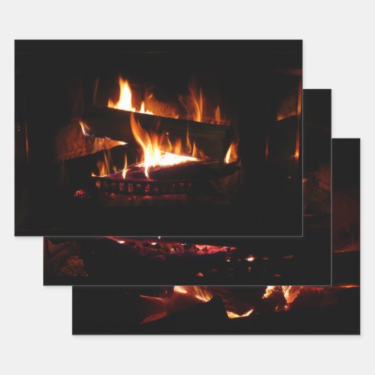 Feuerstromfotografie Geschenkpapier Set (Set)