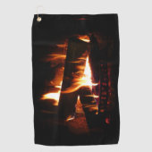 Feuerstromfotografie Golfhandtuch (Vorderseite)
