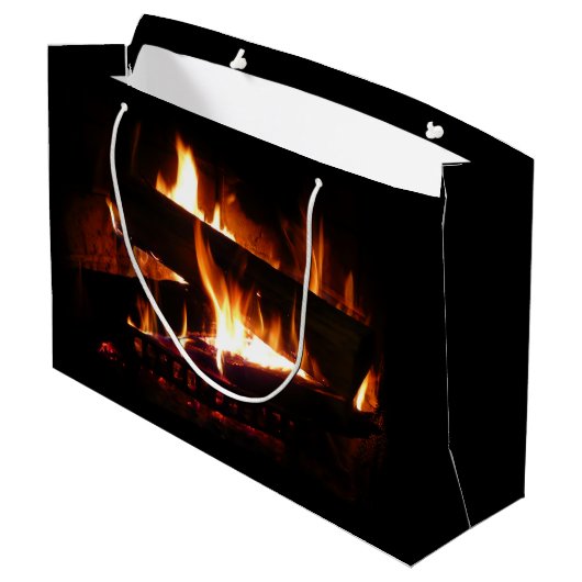 Feuerstromfotografie Große Geschenktüte (Rückseite Schrägansicht)