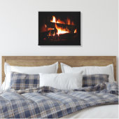 Feuerstromfotografie Leinwanddruck (Insitu (Schlafzimmer))