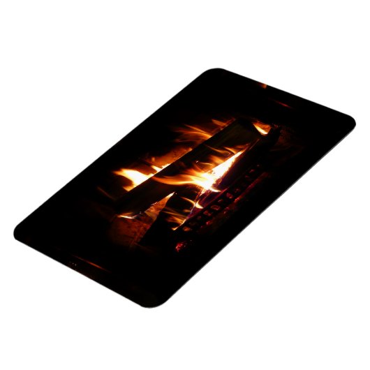 Feuerstromfotografie Magnet (Linke Seite)