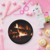 Feuerstromfotografie Pappteller (Party)