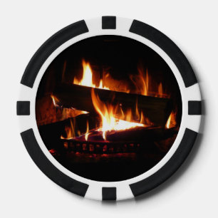 Feuerstromfotografie Pokerchips