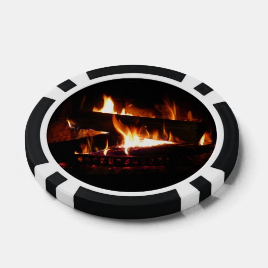 Feuerstromfotografie Pokerchips (Einzeln)