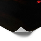 Feuerstromfotografie Poster (Ecke)