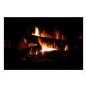 Feuerstromfotografie Poster (Vorderseite)