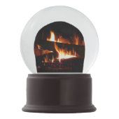 Feuerstromfotografie Schneekugel (Rückseite)