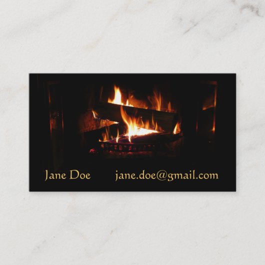 Feuerstromfotografie Visitenkarte (Vorderseite)