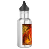 Feuersturm Abstrakt Art Flasche Trinkflasche (Links)