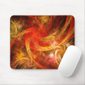 Feuersturm Abstrakt Art Mousepad (Mit Mouse)