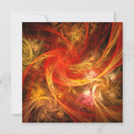 Feuersturm Abstrakte Kunst (Vorderseite)