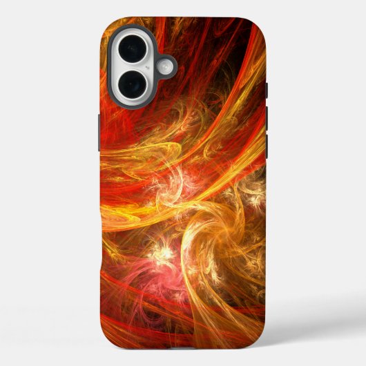 Feuersturm Abstrakte Kunst Case-Mate iPhone Hülle (Rückseite)