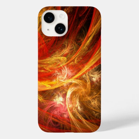 Feuersturm Abstrakte Kunst Case-Mate iPhone Hülle (Rückseite)
