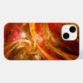 Feuersturm Abstrakte Kunst Case-Mate iPhone Hülle (Rückseite (Horizontal))