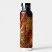 Feuersturm Abstrakte Kunst Trinkflasche (Rechts)