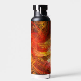Feuersturm Abstrakte Kunst Trinkflasche