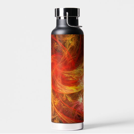Feuersturm Abstrakte Kunst Trinkflasche (Links)